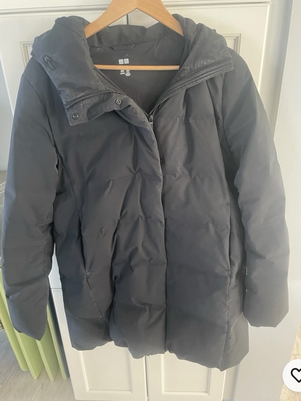 Uniqlo Black Quilted Down Jacket